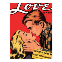 Total in der Liebe Postkarten