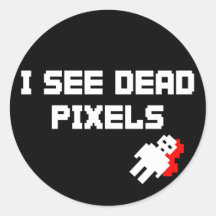 Tote Pixel Sarahs Marshall Aufkleber
