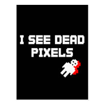 Tote Pixel Sarahs Marshall Postkarten