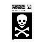 Totenkopf mit gekreuzter Knochen Briefmarken