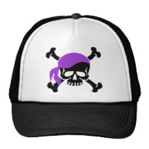 Totenkopf mit gekreuzter Knochen Kult Cap