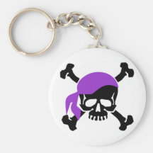 Totenkopf mit gekreuzter Knochen Schlüsselbänder
