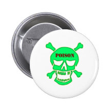Totenkopf Schädel Gift skull poison Button