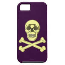 Totenkopf Schädel Knochen skull bones iPhone 5 Etui
