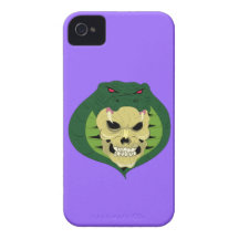 Totenkopf Schädel Schlange skull snake iPhone 4 Case-Mate Hüllen