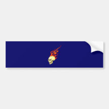 Totenkopf Schädel skull Flammen flames Auto Aufkleber