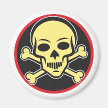 Totenkopf Schädel skull Kühlschrankmagnete