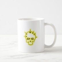 Totenkopf Schädel Spitzen skull spikes Kaffeehaferl