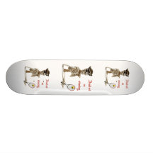 Toter Set-Tennis-Pirat Individuelles Skateboard