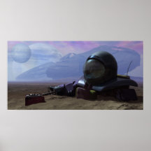 Totes Astronauten-Plakat