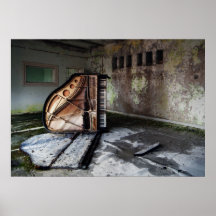 Totes Klavier Posterdrucke
