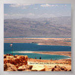Totes Meer und Jordanien von Masada,… Plakatdruck