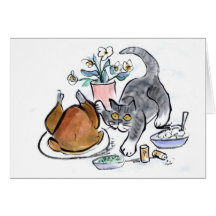 Touch die Türkei - scat Katze Grußkarten