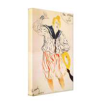 Toulouse-Lautrec - das Matroselied Gespannter Galerie Druck
