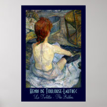 Toulouse-Lautrec: La Toilette Plakat