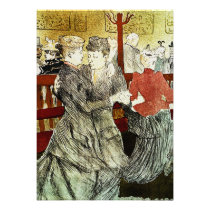 Toulouse-Lautrec - Tanzen bei Moulin Rouge einladungen
