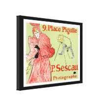 Toulouse-Lautrec Werbungs-Plakat-Druck Galerie Falt Leinwand