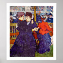 Toulouse-Lautrec's zwei Walzertänzer poster