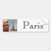 Touristen-reisender Paris-Besichtigungs-Eiffelturm Auto Aufkleber