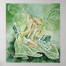 Tourmaline-Grün Poster