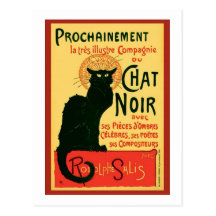 Tournée du Chat Noir, Theophile Steinlen Postkarten
