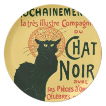 Tournée du Chat Noir, Théophile Steinlen Flacher Teller