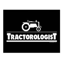 Tractorologist - Traktor Postkarte
