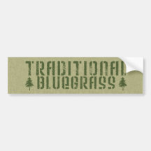Traditioneller Bluegrass-Autoaufkleber