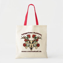 Tragetasche Motiv: Totenkopfhirsch