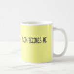 Trägheit steht mir kaffeetasse