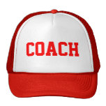 TRAINER Fernlastfahrer-Hut {rot} Baseball Mütze