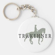 TRAKEHNER mit Dressage-Pferd u. Reiter Schlüsselbänder