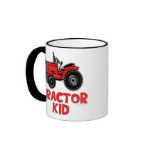 Traktor-Kind Tee Haferl