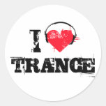 Trance der Liebe I Runde Sticker