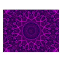 Tranquility-Fraktal-Kaleidoskop Postkarte