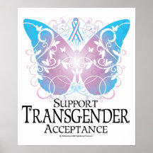 Transgender-Schmetterling Plakatdrucke