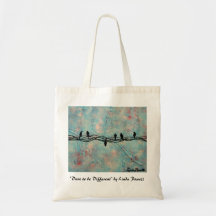 "Trauen Sie sich," durch Linda Powell~Tote untersc Einkaufstasche