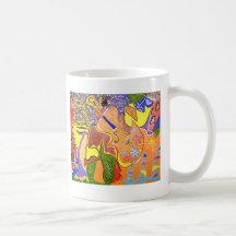 "Träume von Jamaika" weißer Becher Kaffeehaferl