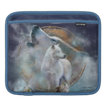 Traumfänger - Geist-Wolf-Kunst iPad Hülse Sleeves Für iPads