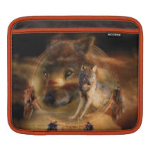 Traumfänger - Wolfland Kunst iPad Hülse iPad Sleeves