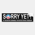 Traurig schon? Antiobama-Autoaufkleber