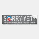 Traurig schon? Antiobama-Autoaufkleber