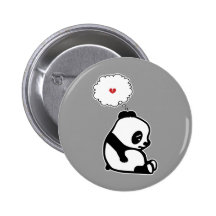 Trauriger Panda Button