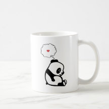 Trauriger Panda Kaffee Tassen