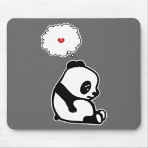 Trauriger Panda Mousepad