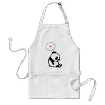 Trauriger Panda Schürzen