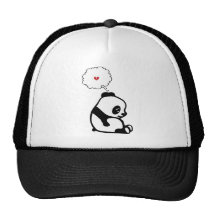Trauriger Panda Truckermütze