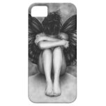 Trauriger Schmetterlings-Mädchen iPhone Fall iPhone 5 Etui