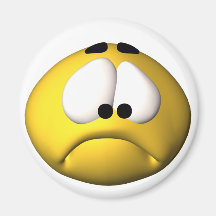 trauriger smiley magnets