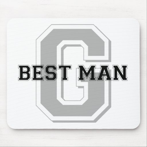 Trauzeuge-Bräutigam-Beifall Mousepads